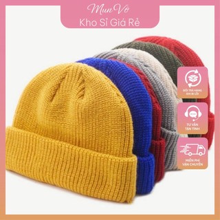 Mũ len BEANIE cao cấp unisex, mũ len nam nữ basic phong cách hàn quốc