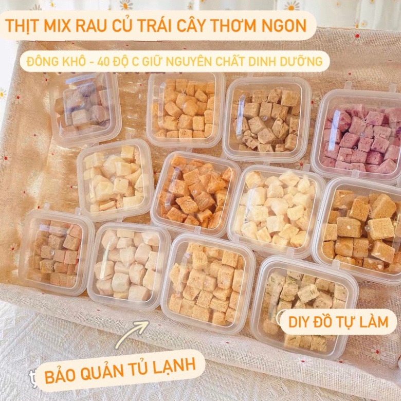 Thịt đông khô cho hamster ăn dặm