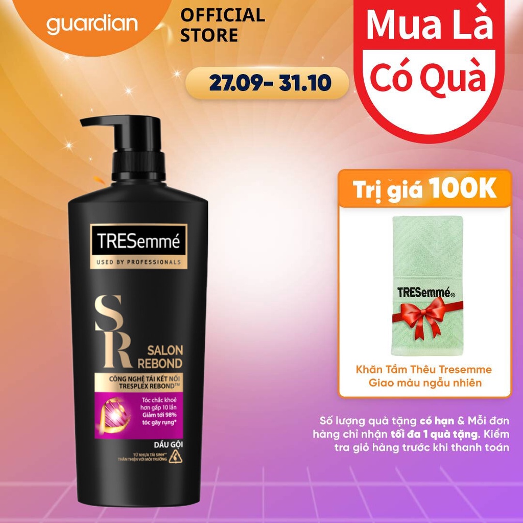 Dầu Gội TRESemmé Salon Rebond Ngăn Tóc Gãy Rụng 480G