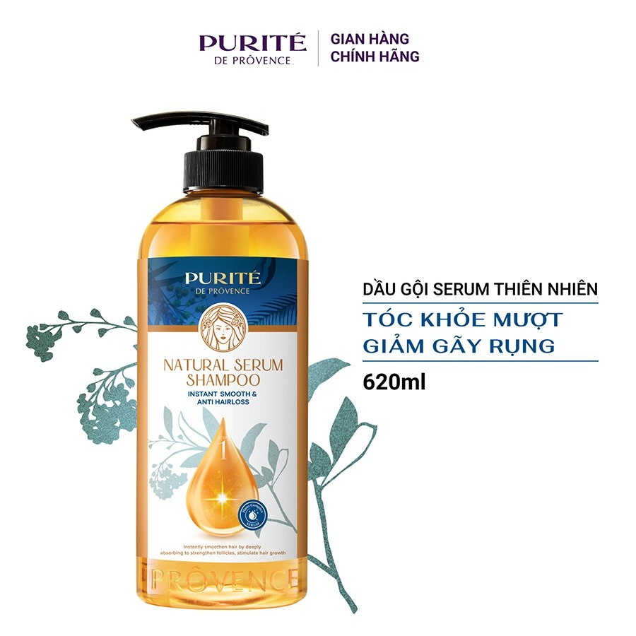 Dầu gội Purité serum thiên nhiên 620ml