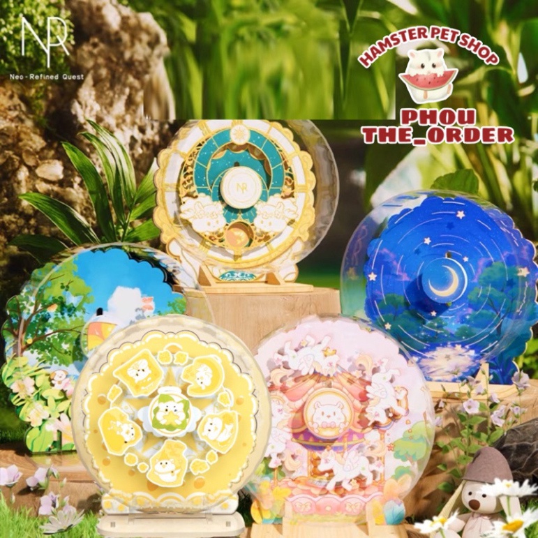[ORDER] NRQ Wheel chạy sắc màu cho hamster size 22cm 26cm