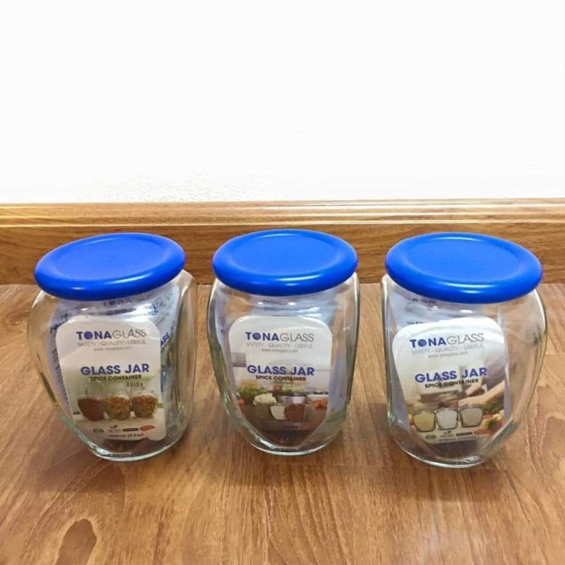 BỘ 3 HŨ THUỶ TINH CAO CẤP 500ML TONA GLASS CÓ HỘP