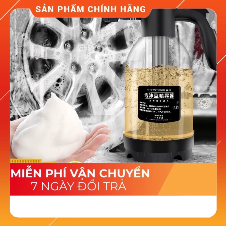Mới nhất - 2L Bình xịt bọt tuyết rửa xe hơi áp suất cao có thể điều chỉnh -