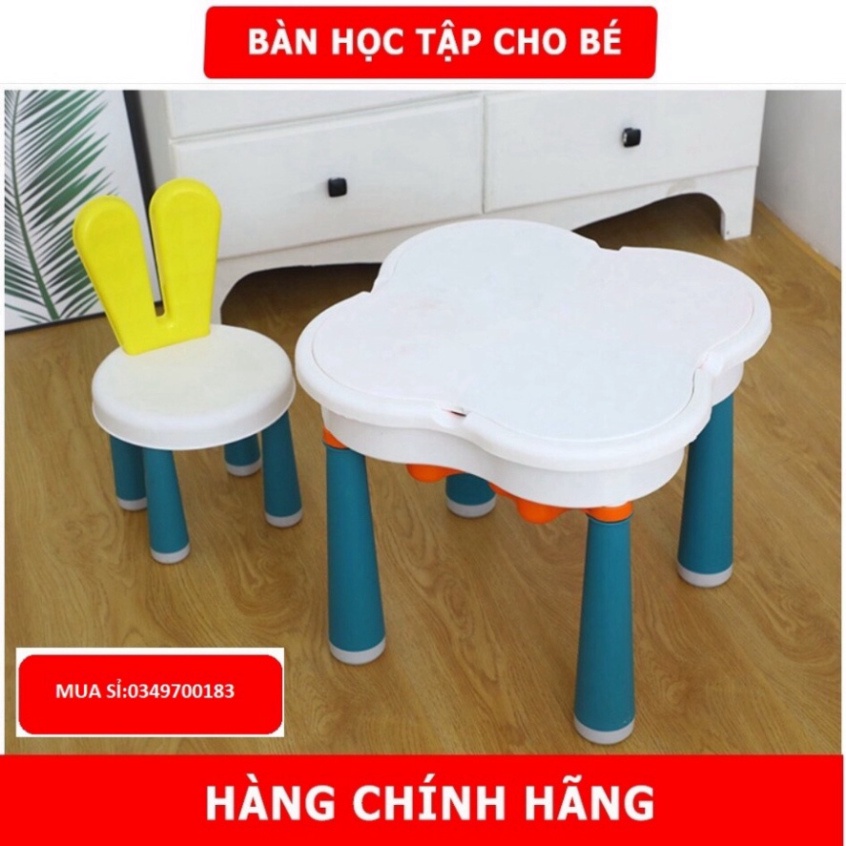 🔥 bàn lego đa năng hoa anh đào-Bàn học cho bé kèm-chi tiết Lego, cao cấp 🔥