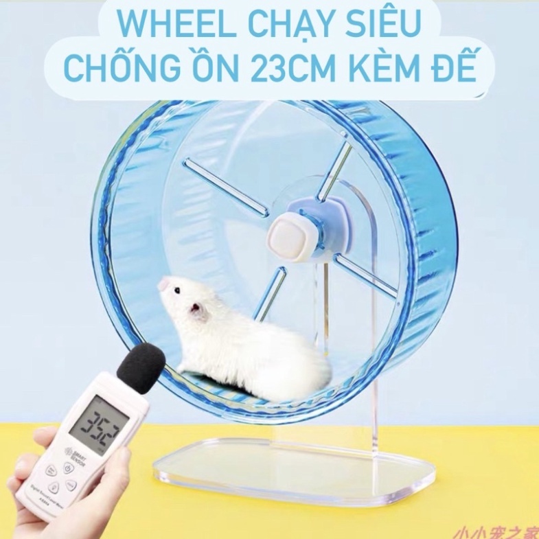 Wheel bánh xe chạy cho Hamster kèm đế