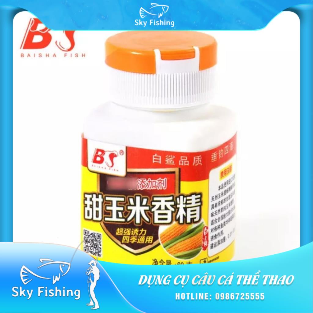 Mồi câu cá  chép,trắm trắng,Tinh mùi sữa chép Baisha