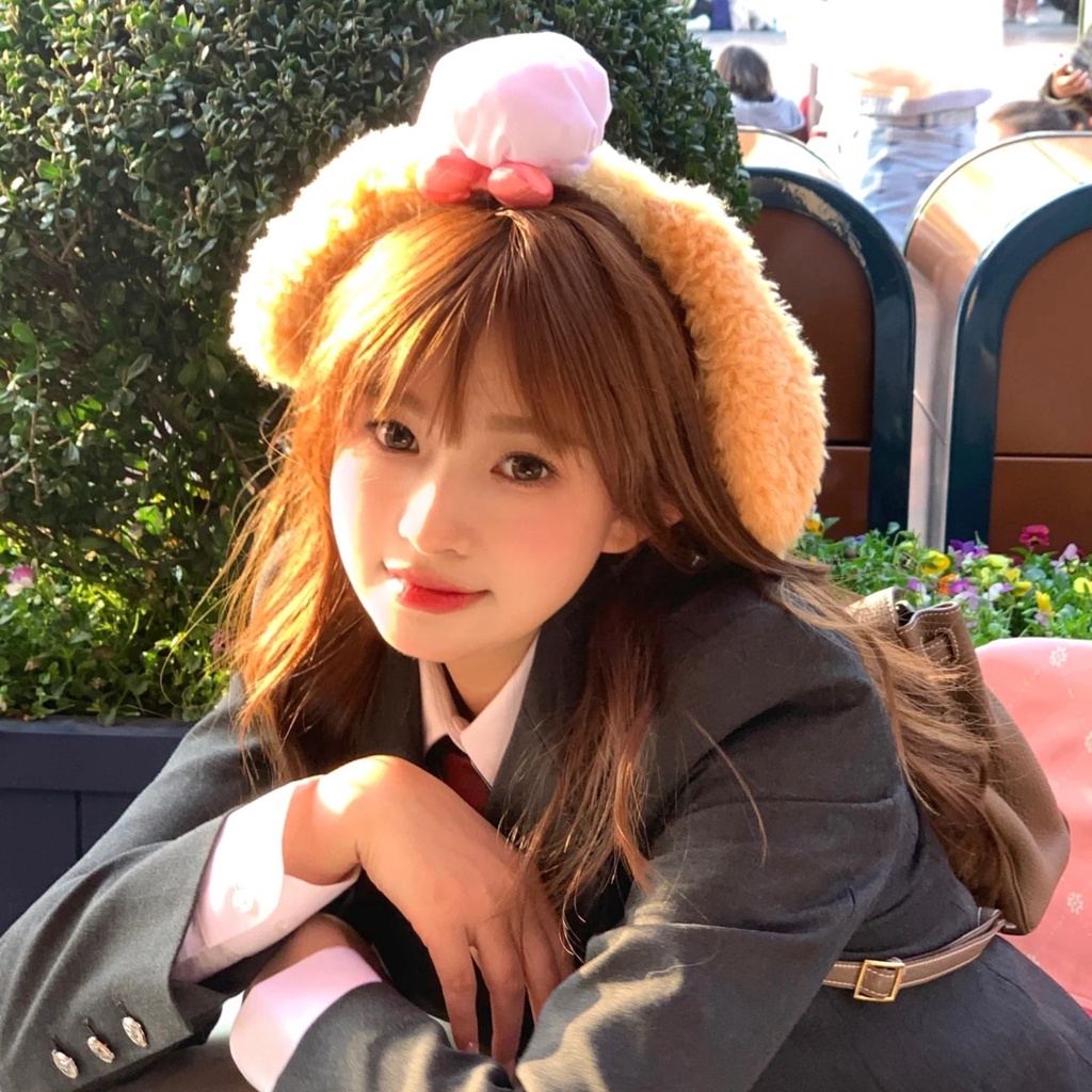 DISNEY Băng Đô Cài Tóc Đính Tai Thỏ Hoạt Hình Dễ Thương