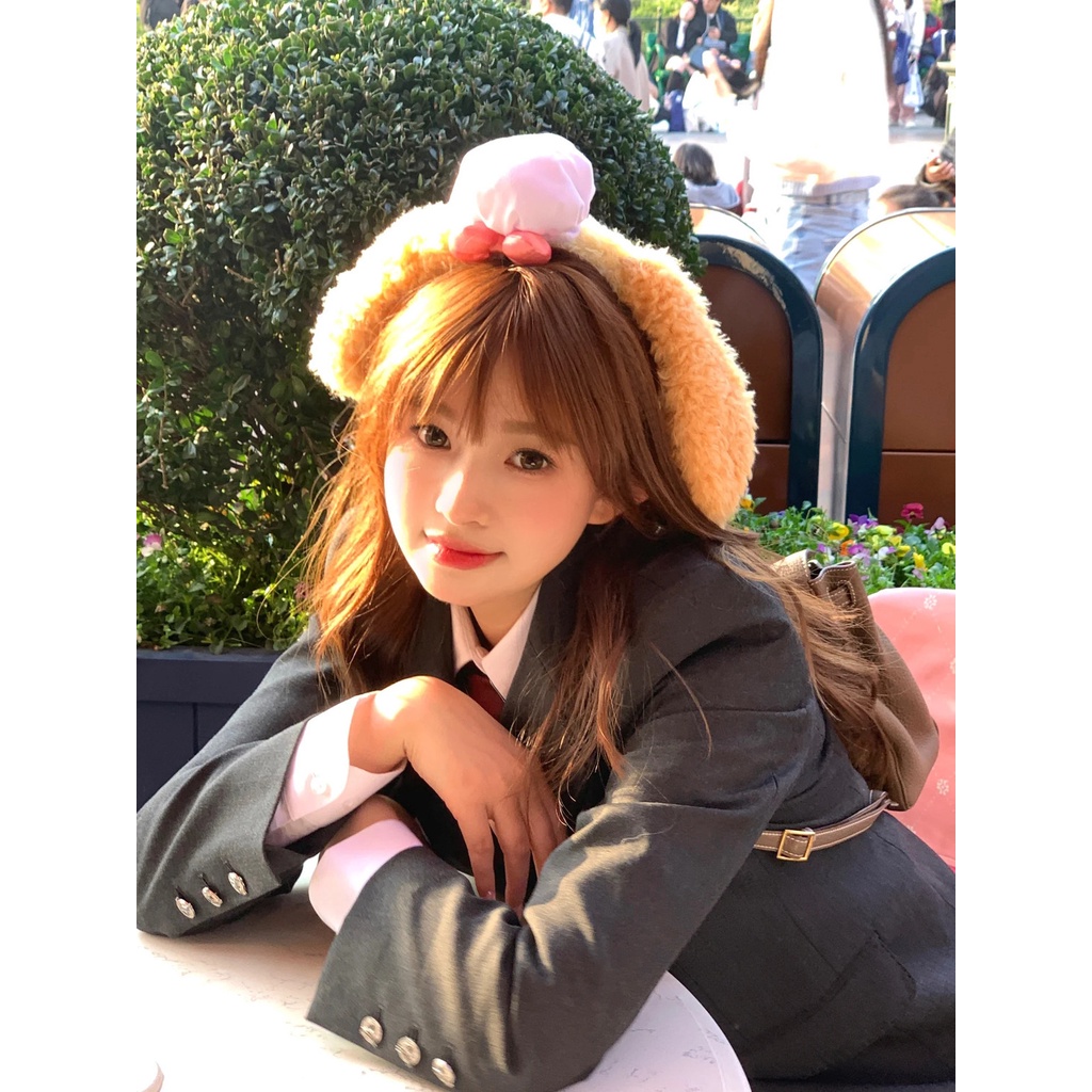 DISNEY Băng Đô Cài Tóc Đính Tai Thỏ Hoạt Hình Dễ Thương