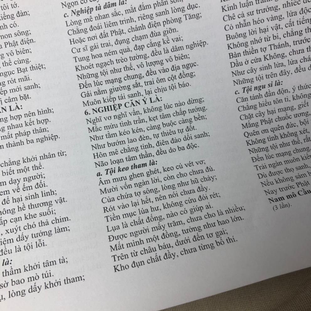 GIEO DUYÊN TỜ SÁM HỐI 6 CĂN GIEO DUYÊN -  mỗi vị thỉnh 3 tờ