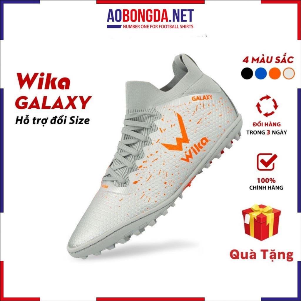 Giày Đá Bóng Đá Banh Wika Galaxy Light Chính Hãng Thiết Kế Cổ Cao Ôm Chân Khâu Toàn Bộ Đế . A TN