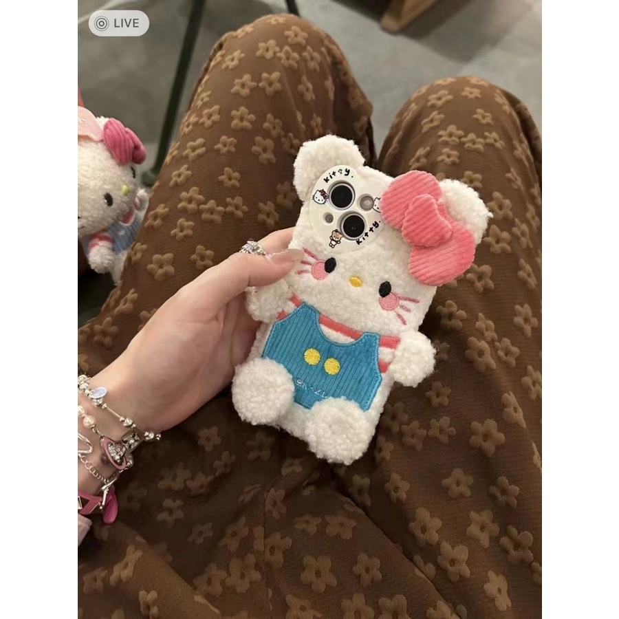 Ốp Điện Thoại Hình Mèo Hello Kitty Cho Iphone 15 / 14 / 13 / 12 / 11 11promax / xr / x / xs7 / 8plus