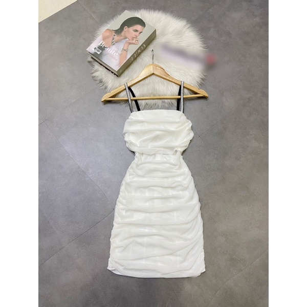 D90 Đầm Thun Body Nữ Hai Dây Khoét Eo 21Room Tôn Dáng Sexy Thời Trang Nữ Dự Tiệc