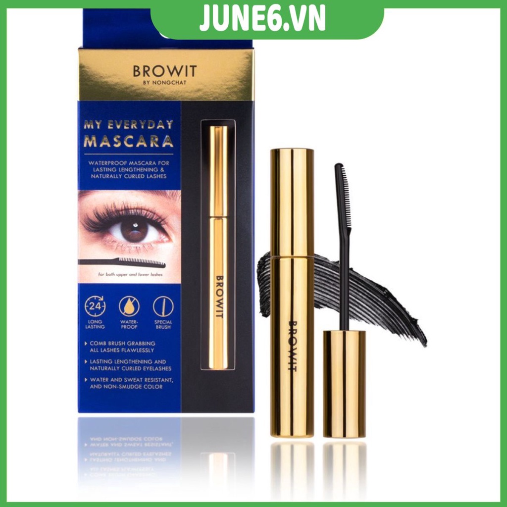 Mascara Browit My Everyday Thái Lan Dài Mi Chống Thấm Nước 5.5g - June6.vn