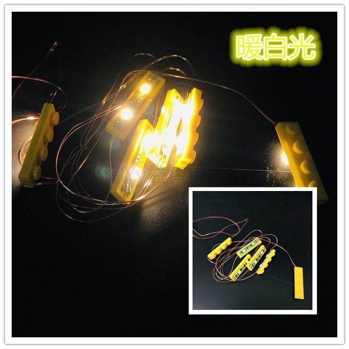 Dây Đèn led 7 Màu Sắc Kết Nối usb Trang Trí Lắp Ráp lego