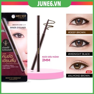  Chì Kẻ Mắt Kẻ Viền Mắt Trong Browit Smooth And Slim Inner Eyeliner 0.1g - June6.vn 