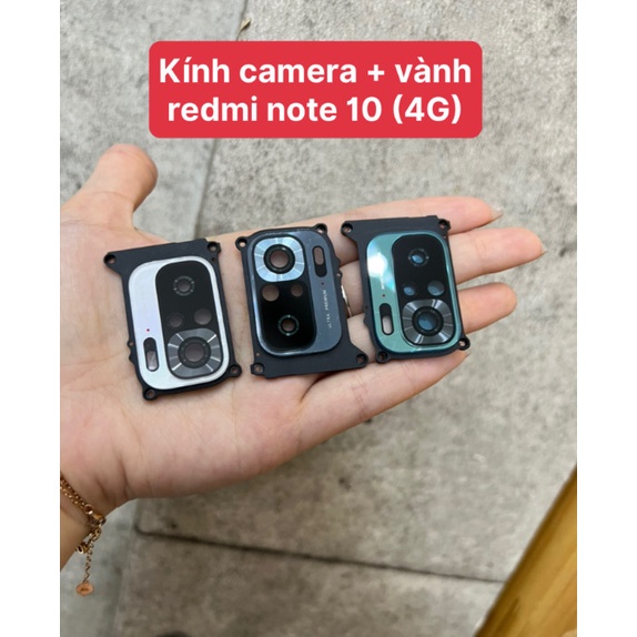 Kính camera + vành redmi note 10 /note 10s