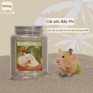 Cát Bắc Phi lót chuồng hãng NRQ cho hamster Bear và đuôi mập