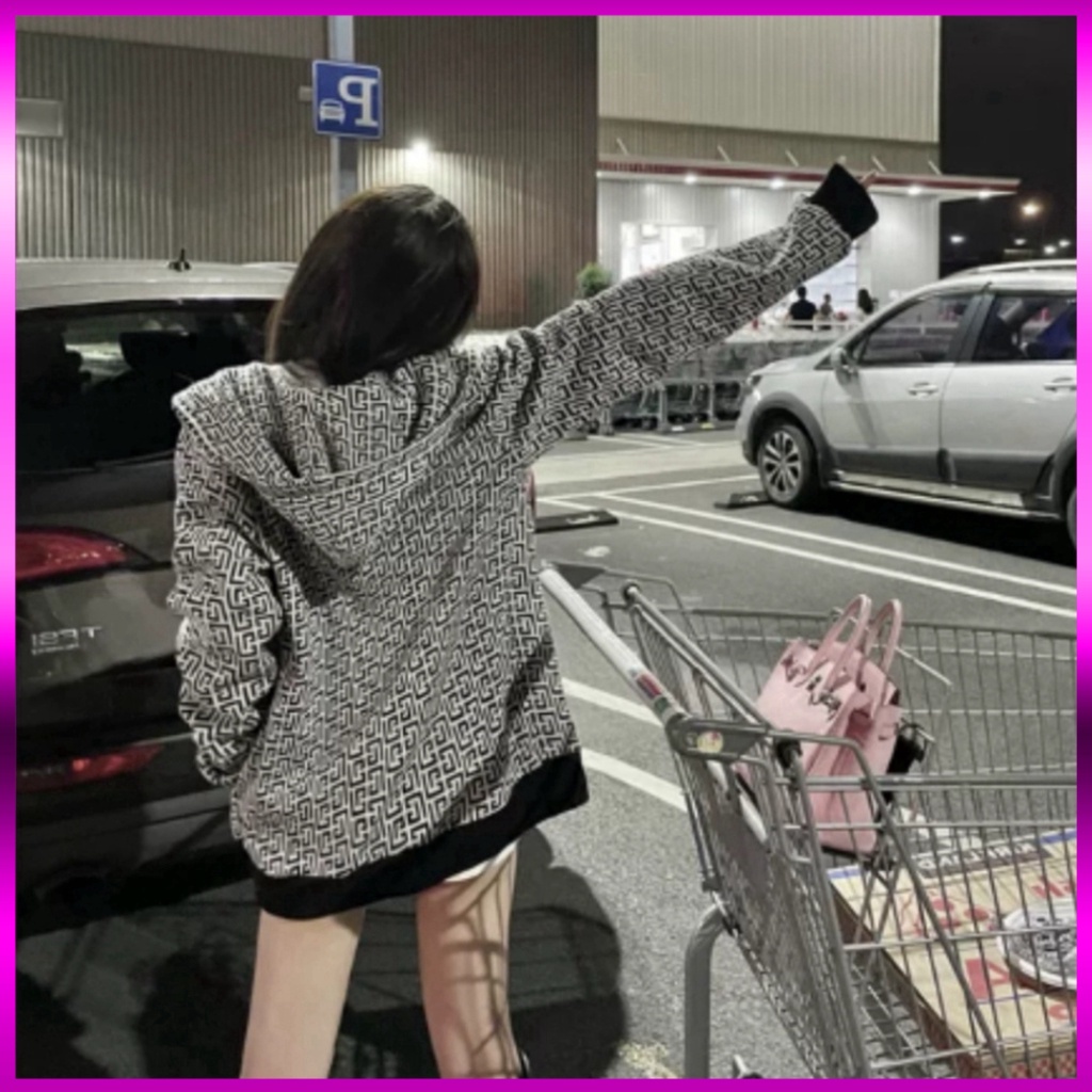 Áo Khoác Họa Tiết LC ❤ Áo Khoát Nỉ Dày Dặn Dáng Rộng Nam Nữ NVA524 * Gía Sinh Viên *