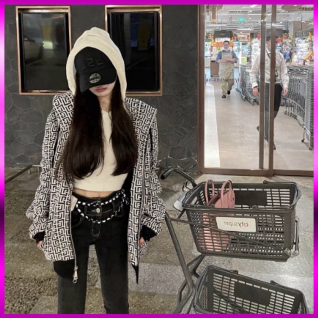 Áo Khoác Họa Tiết LC ❤ Áo Khoát Nỉ Dày Dặn Dáng Rộng Nam Nữ NVA524 * Gía Sinh Viên *