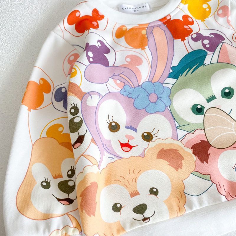 Áo nỉ bé gái SAM BABY Áo thu đông bé gái chất nỉ da cá mỏng mềm mịn phù hợp mùa thu dành cho bé từ 10-22kg SAM BABY