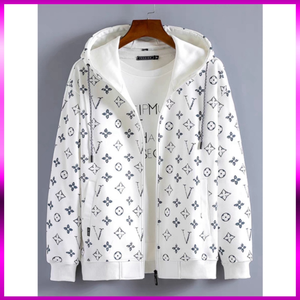 Áo Khoác Nỉ LV ❤ Áo Khoát Áo Hoodie Dày Dặn Dáng Rộng Nam Nữ NVA596 * Gía Sinh Viên *