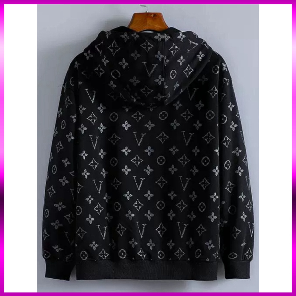 Áo Khoác Nỉ LV ❤ Áo Khoát Áo Hoodie Dày Dặn Dáng Rộng Nam Nữ NVA596 * Gía Sinh Viên *