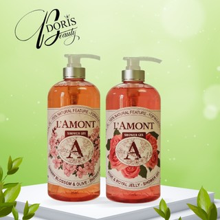 Sữa tắm L'aMont En Provence hương hoa hồng và hoa anh đào