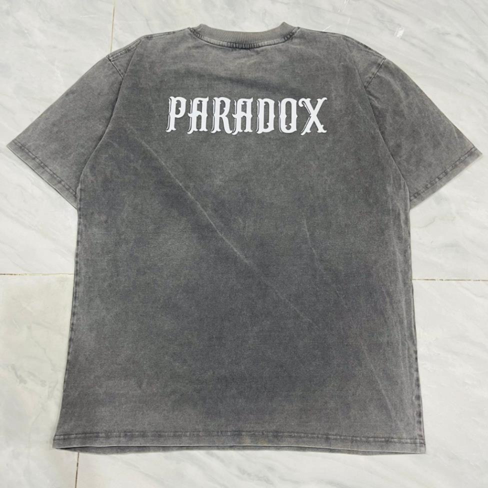 Áo thun loang màu Paradox vải thun cotton WASH dày dặn thấm hút mồ hôi-form rộng unisex Freeship