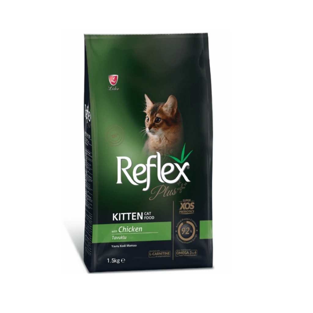 Hạt Reflex Plus cho mèo các loại túi 1,5kg - HAPPYCAT