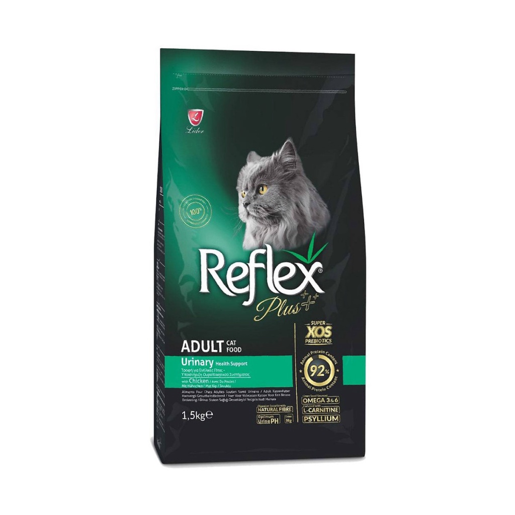 Hạt Reflex Plus cho mèo các loại túi 1,5kg - HAPPYCAT