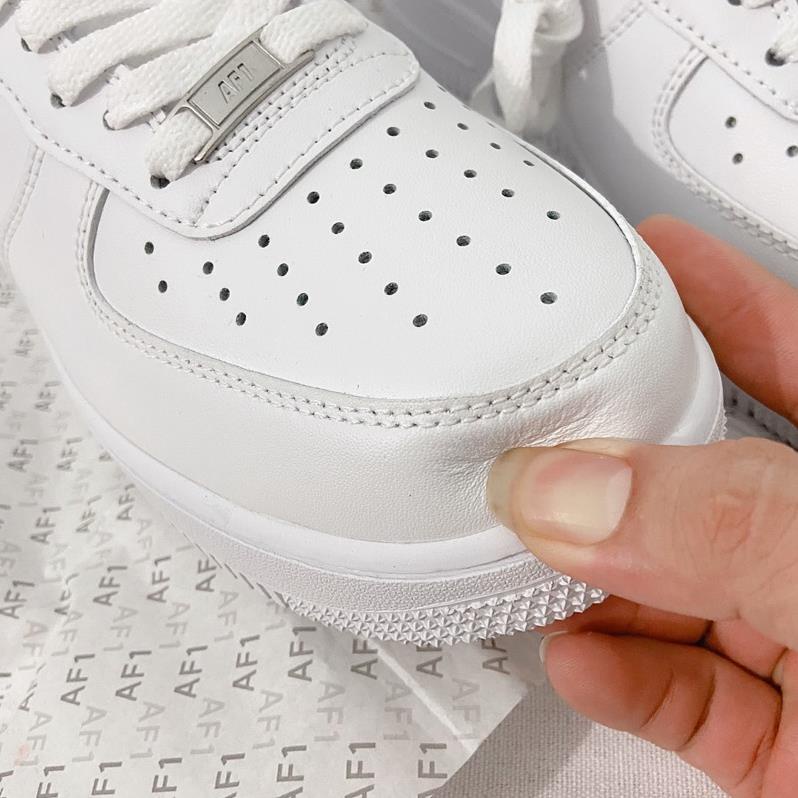 Giày _Nike Air Force 1 full trắng All White,  AF1 Trắng Hàng S.cấp Đế Air đủ size nam nữ full box bill