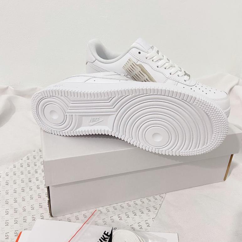Giày _Nike Air Force 1 full trắng All White,  AF1 Trắng Hàng S.cấp Đế Air đủ size nam nữ full box bill