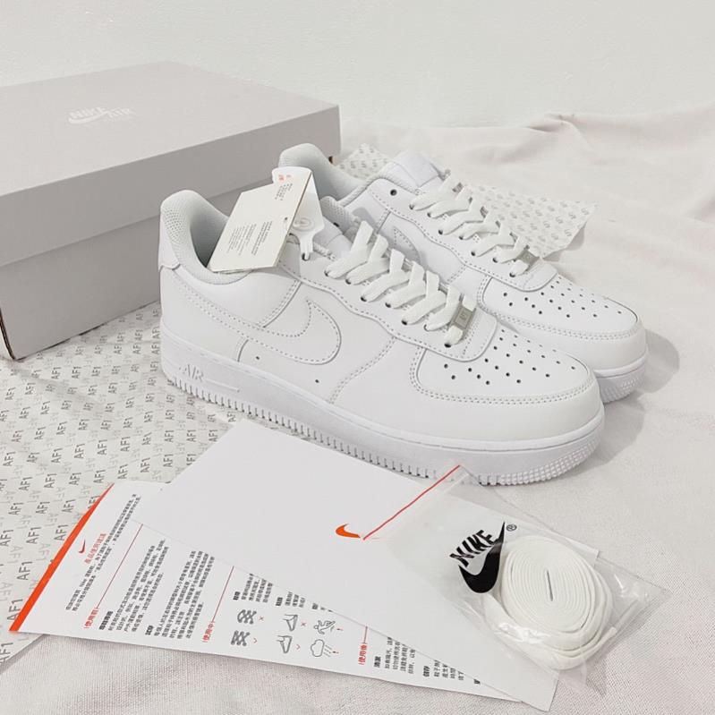 Giày _Nike Air Force 1 full trắng All White,  AF1 Trắng Hàng S.cấp Đế Air đủ size nam nữ full box bill