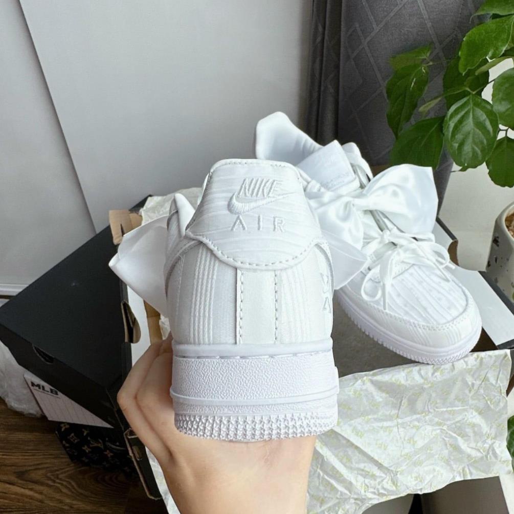 Giày Af1 trắng Nơ mẫu mới nhất 2023 dành cho nữ bản Like.au chuẩn hàng nội địa trung oder mới 100% fullbox