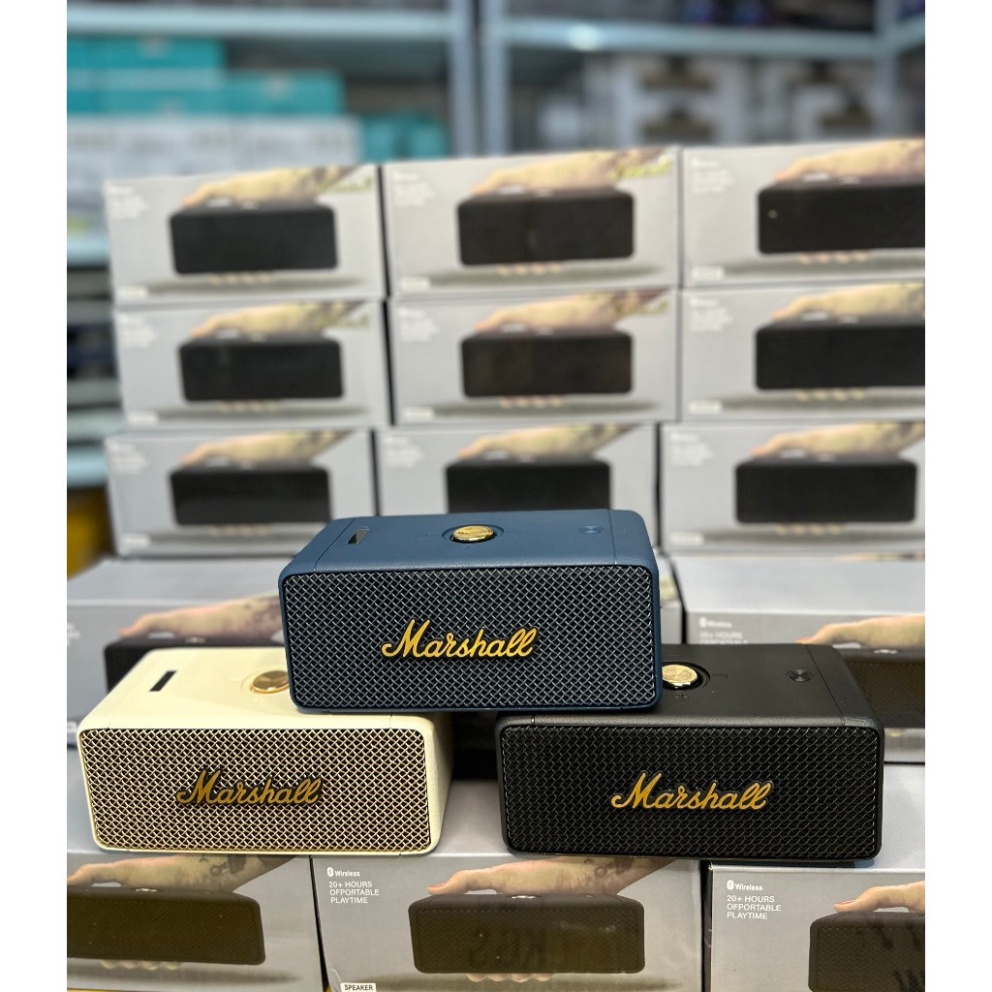 Loa bluetooth Marshall Emberton phiên bản 2023 chính hãng,loa không dây M2 20w pin trâu âm thanh chất lượng chống n