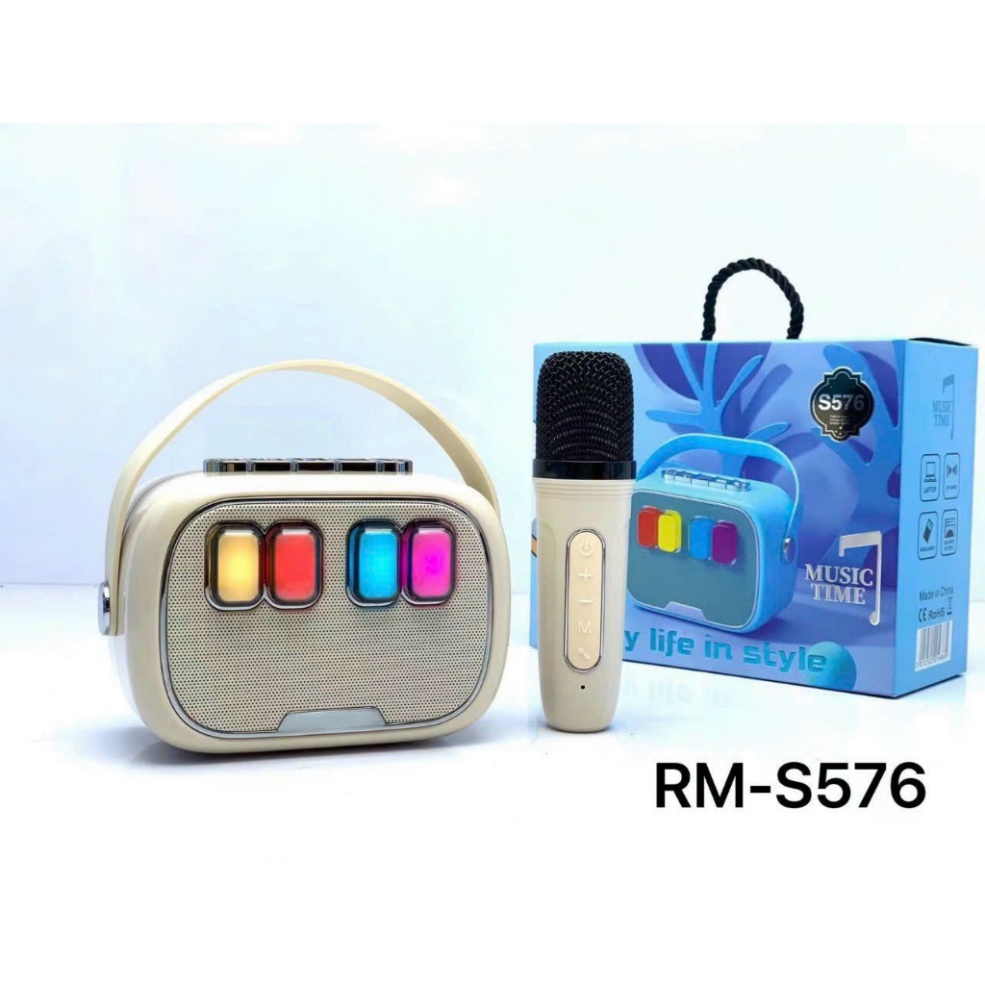 Loa kèm míc siêu cute RM-S576 cực xịn kèm mic hát , bass hay , loa to - CASE PHONE.HN