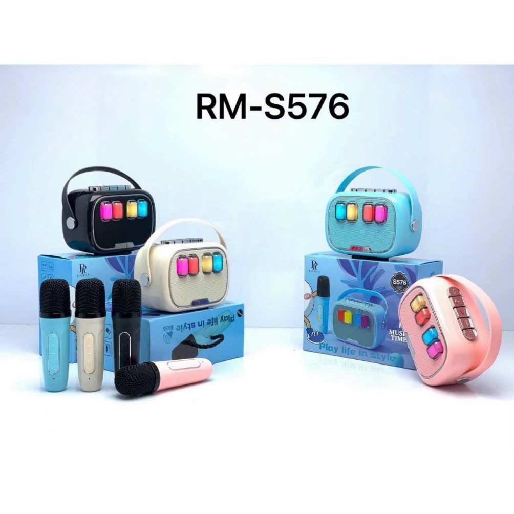 Loa kèm míc siêu cute RM-S576 cực xịn kèm mic hát , bass hay , loa to - CASE PHONE.HN