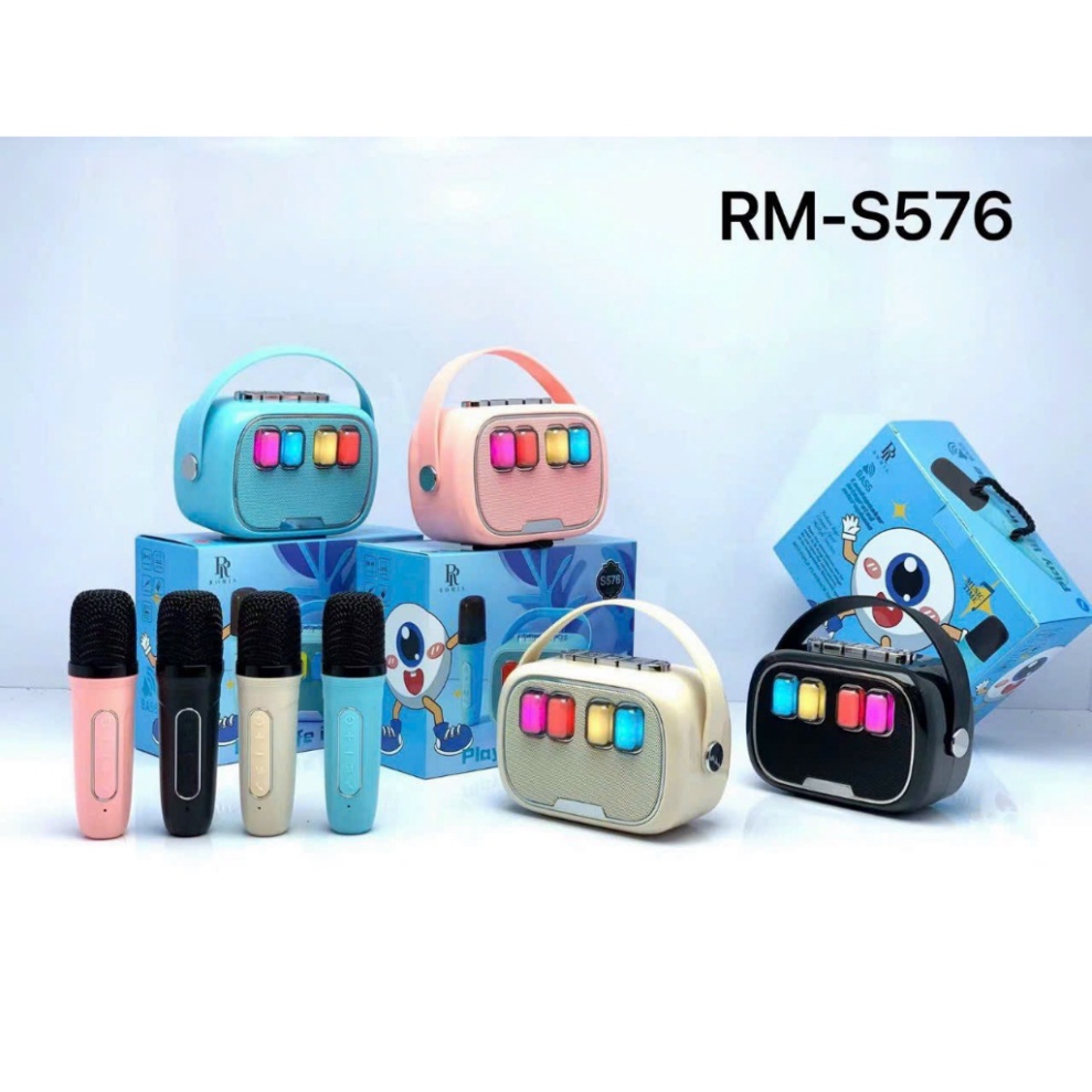 Loa kèm míc siêu cute RM-S576 cực xịn kèm mic hát , bass hay , loa to - CASE PHONE.HN