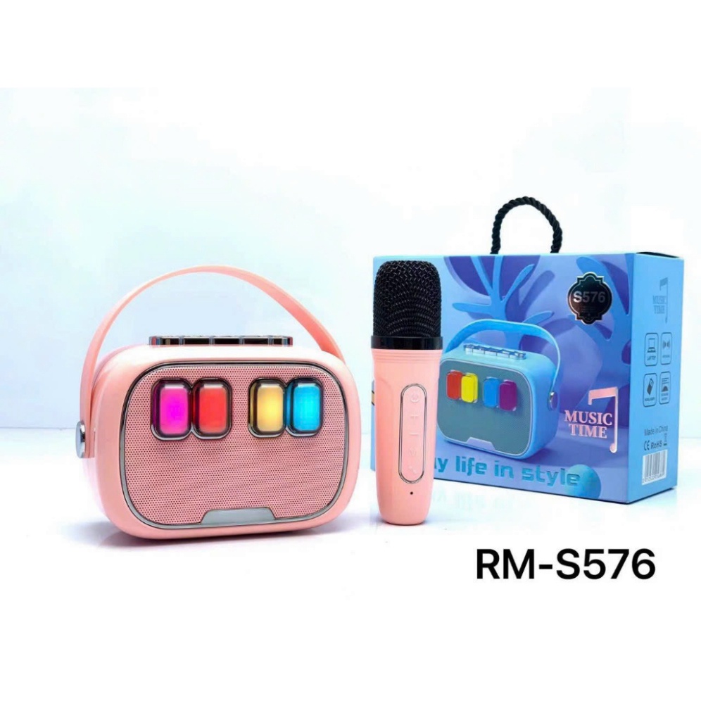 Loa kèm míc siêu cute RM-S576 cực xịn kèm mic hát , bass hay , loa to - CASE PHONE.HN