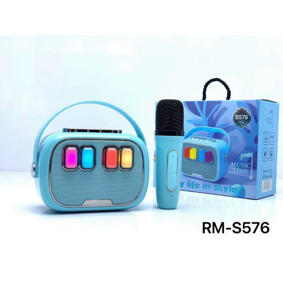 Loa kèm míc siêu cute RM-S576 cực xịn kèm mic hát , bass hay , loa to - CASE PHONE.HN