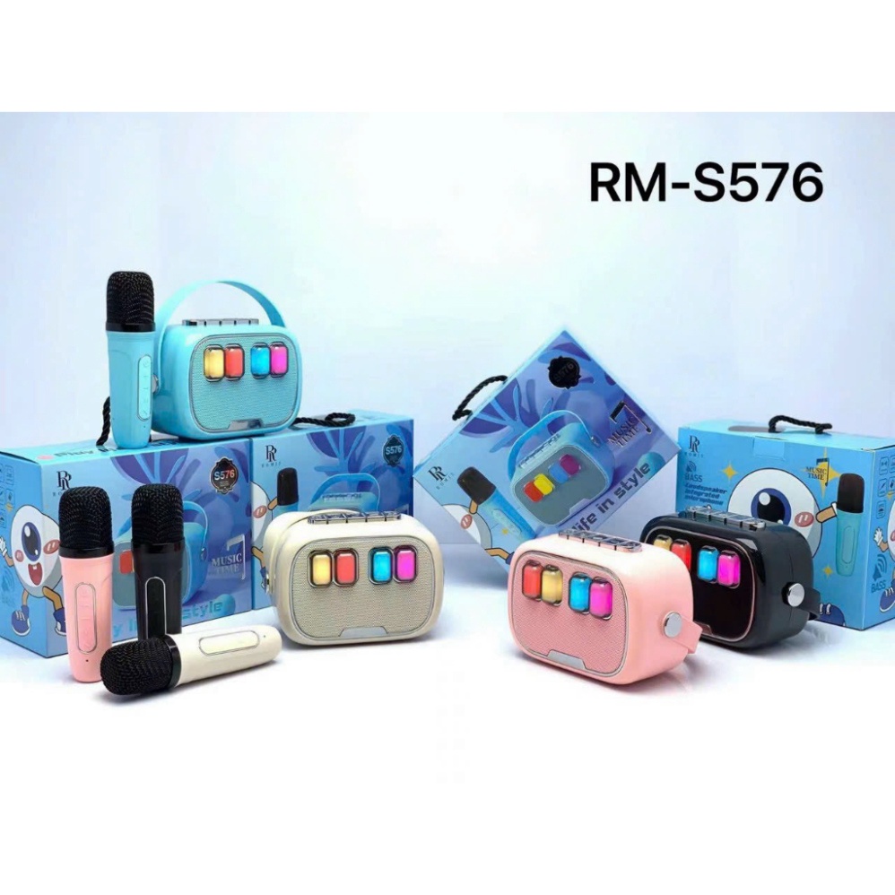 Loa kèm míc siêu cute RM-S576 cực xịn kèm mic hát , bass hay , loa to - CASE PHONE.HN
