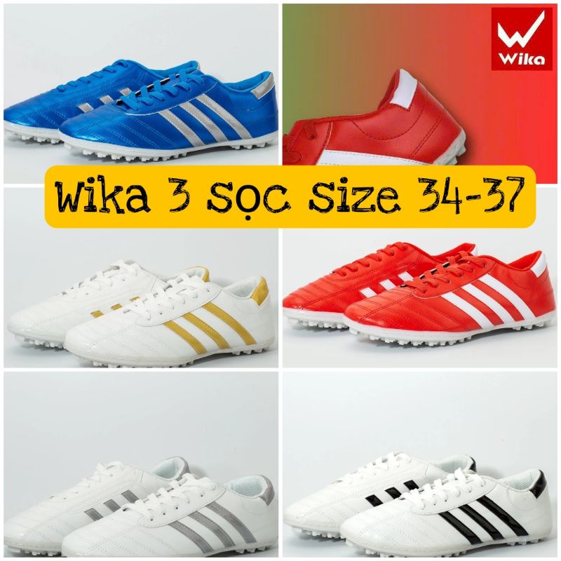 Giày Wika 3 sọc trẻ em size 34-37