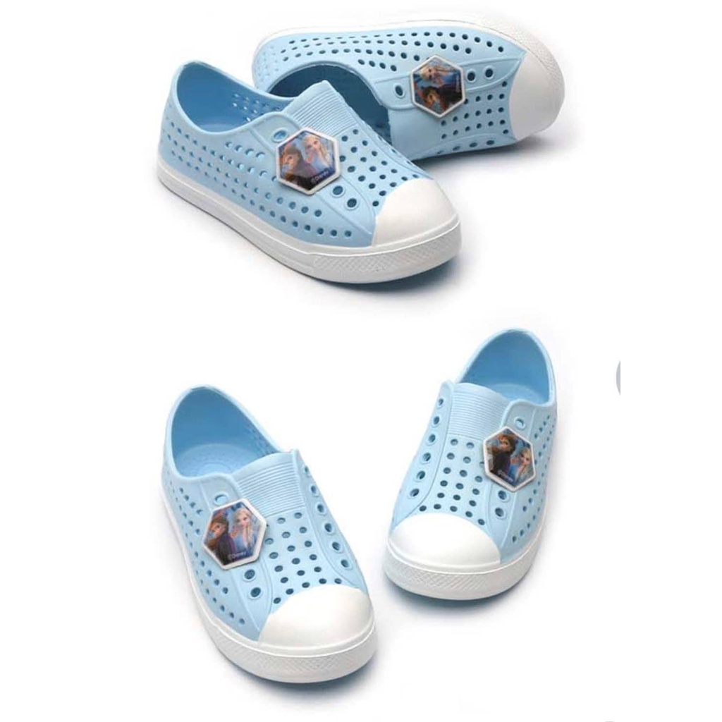 Giày trainer nhựa đục lỗ siêu nhẹ Elsa Spiderman_hàng chính hãng Hàn Quốc