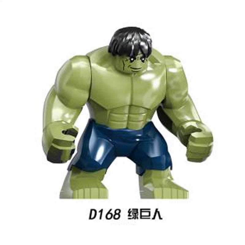 Đồ Chơi lego Lắp Ráp Nhân Vật hulk Màu Xanh Lá Cây Cho Bé Trai