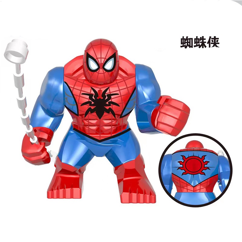 Mô Hình Lắp Ráp lego Nhân Vật Siêu Anh Hùng Người Nhện / Người Sắt / Người Nhện Cho Bé Trai