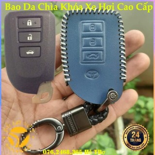 Bao da chìa khoá ô tô toyota vios bản g, yaris bảo hành 2 năm, 100% da thật