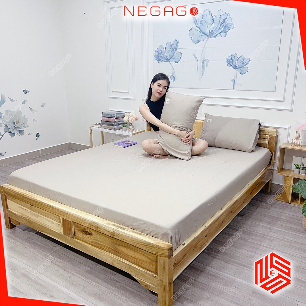 Ra đệm thun lạnh Bo chun bọc nệm dưới 18cm | 1mx2m 1m2x2m 1m4x2m 1m6x2m 1m8x2m | NEGAGO TY1