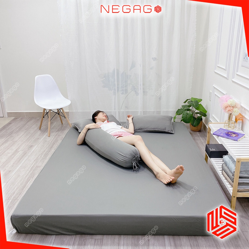 Ra Giường thun lạnh Ý Bọc 2 mặt kéo khóa cho nệm dưới 10cm | 1mx2m 1m2x2m 1m4x2m 1m6x2m 1m8x2m | TY2
