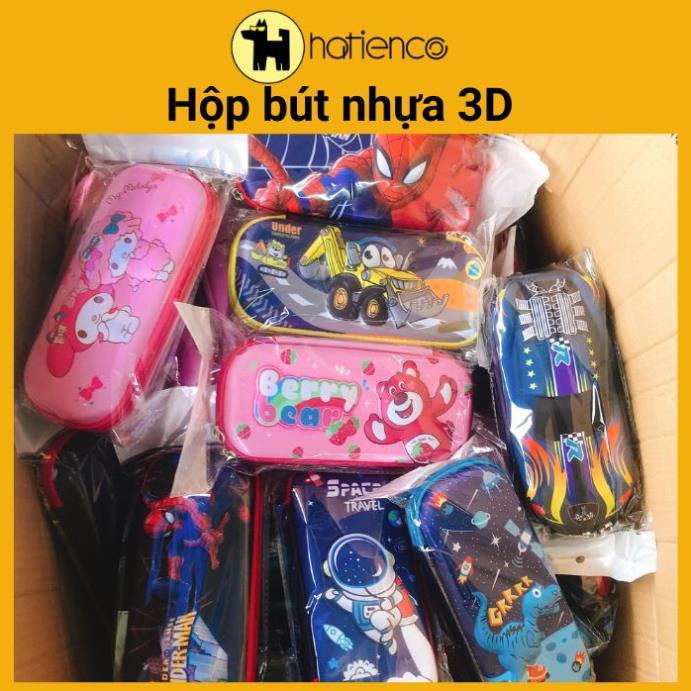 Hộp bút, bóp viết nhựa cứng 3D mẫu cute cho bé trai và gái