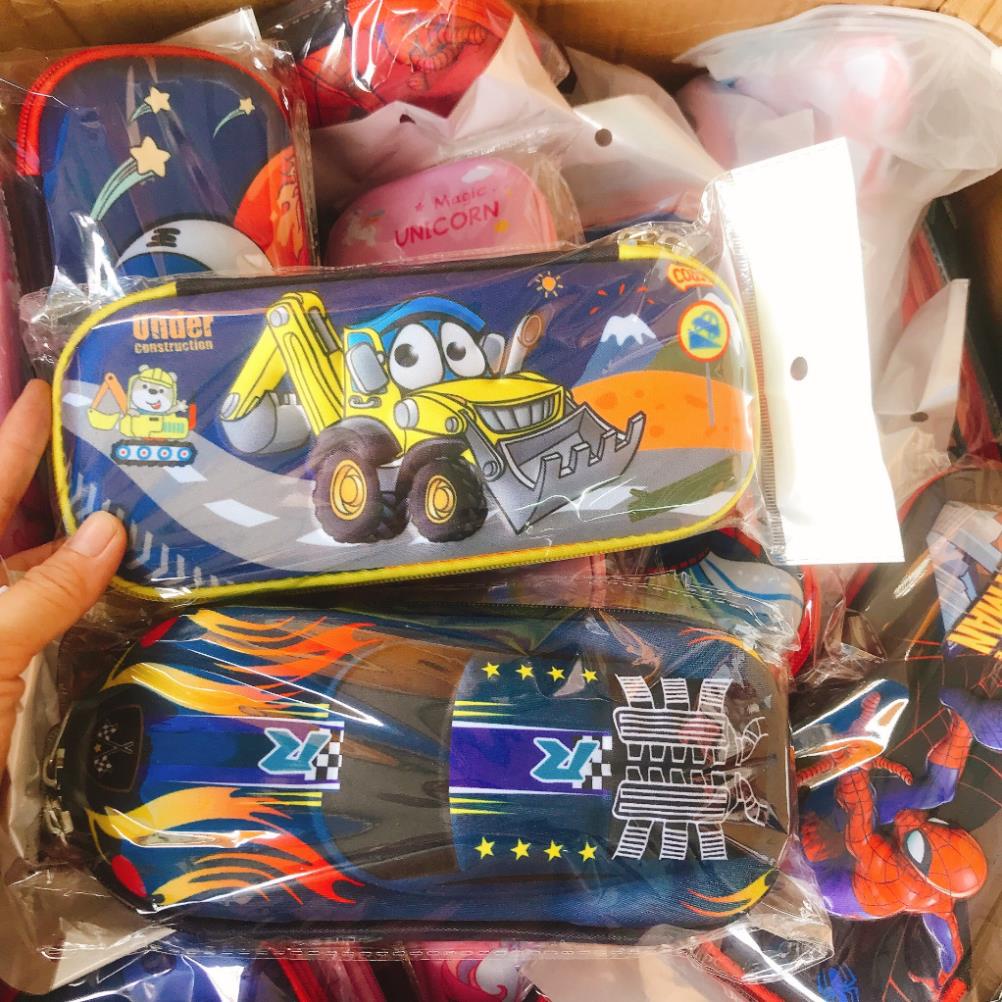 Hộp bút, bóp viết nhựa cứng 3D mẫu cute cho bé trai và gái